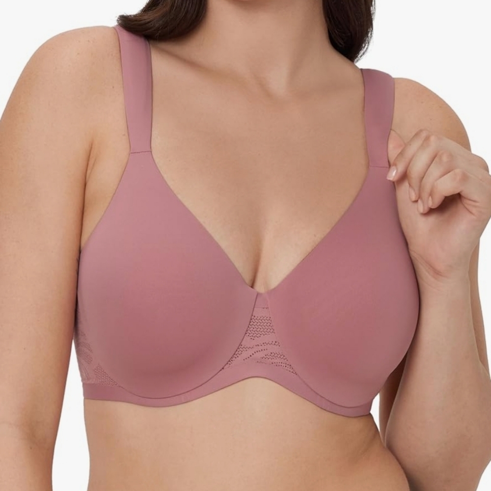 Bali Light Pink‎ Seamless T-Shirt Bra Size 38D